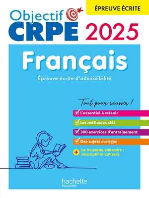 cover image of Objectif CRPE 2024--2025